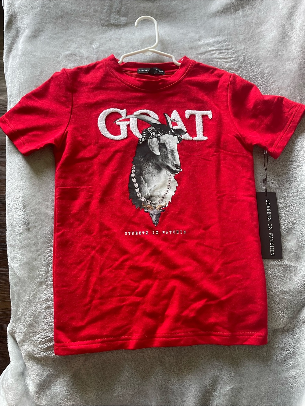 Red GOAT Graphic Tee - Kids
